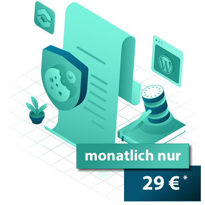 WordPress Rechtssicherheit zum monatlichen Festpreis
